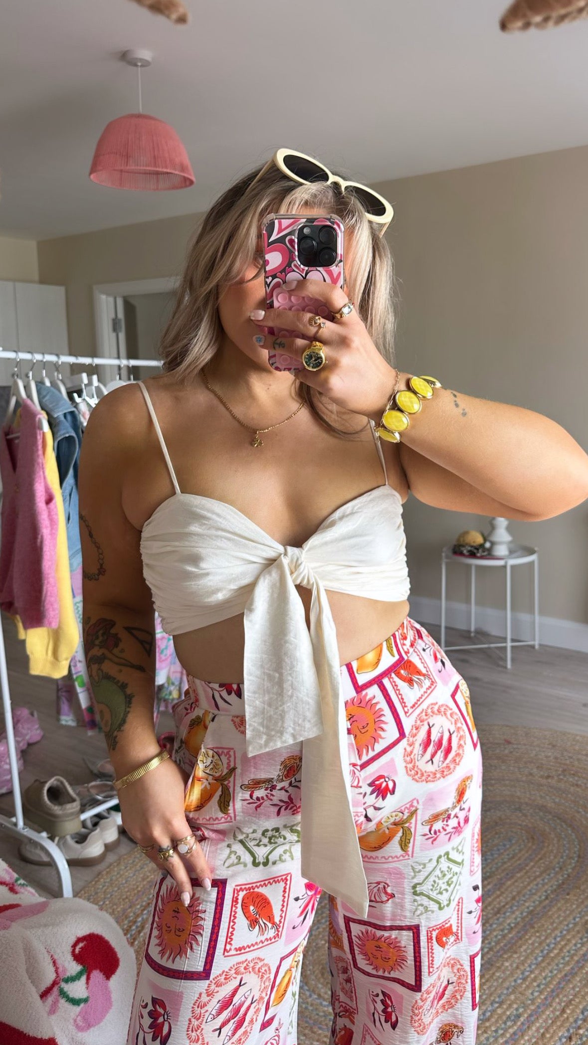 Linen Style Bow Top