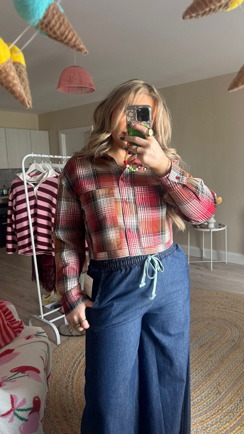 Plaid Short Shirt