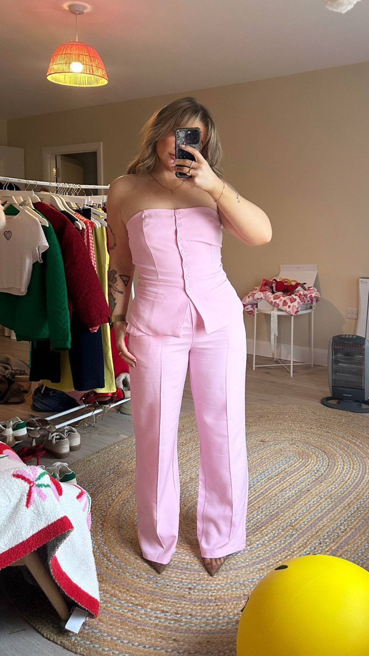 Tailored Trousers - Pink