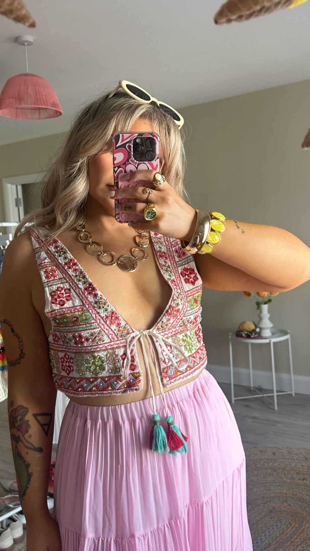Embellished Tassle Bralet (Pre-Order est 10th May)