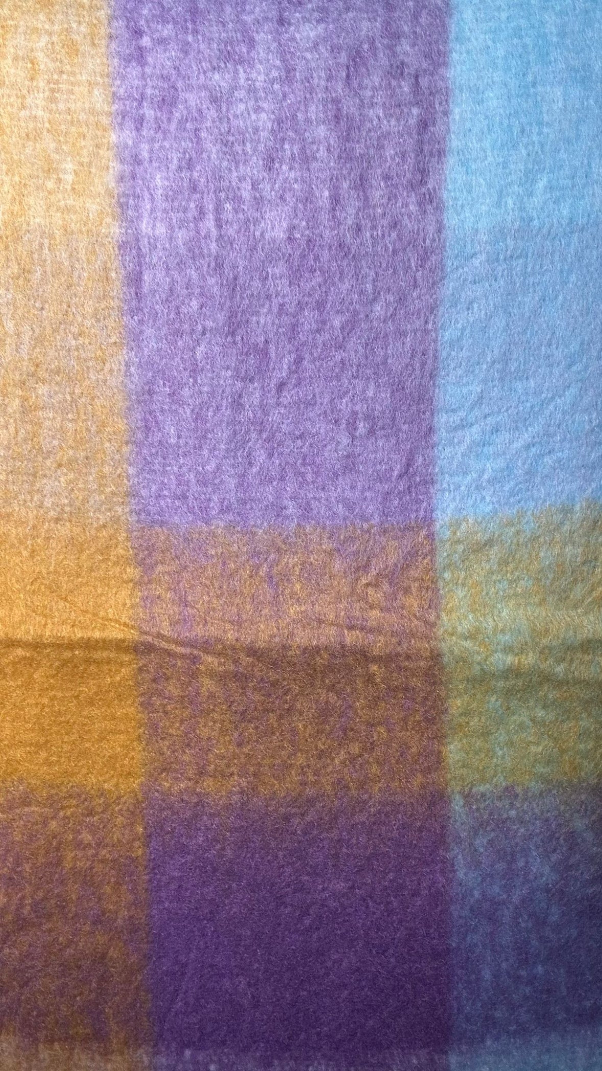 Super Soft Lilac Check Scarf