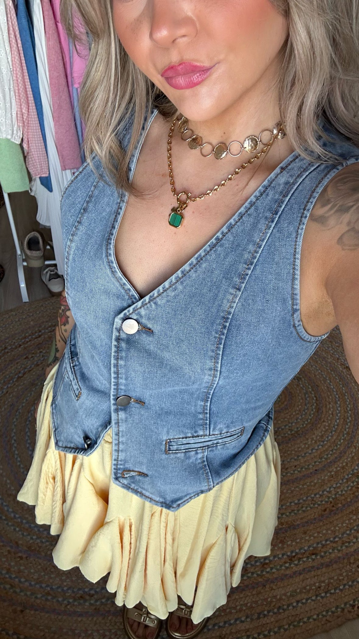 Denim Waistcoat