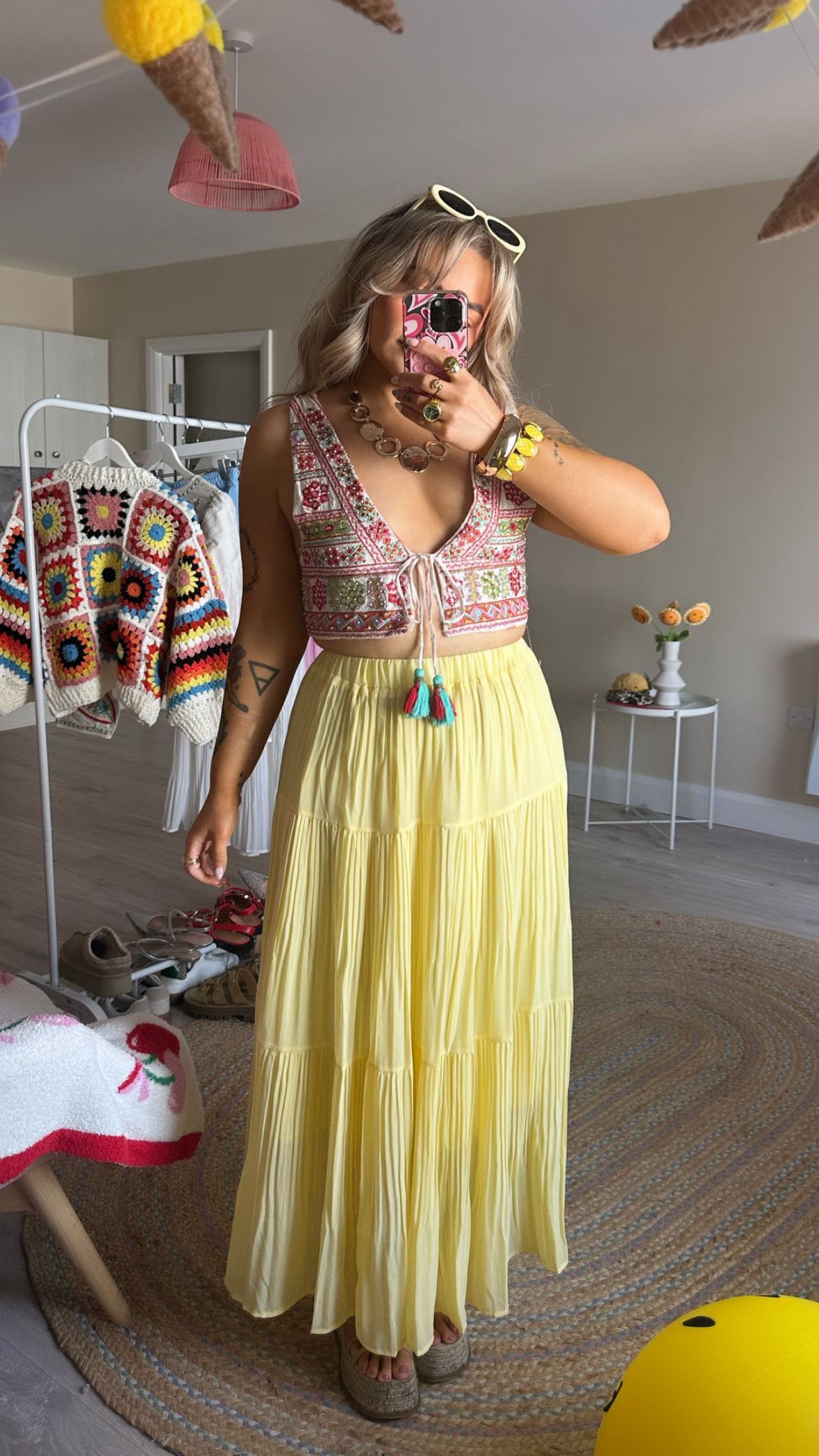 Embellished Tassle Bralet (Pre-Order est 10th May)