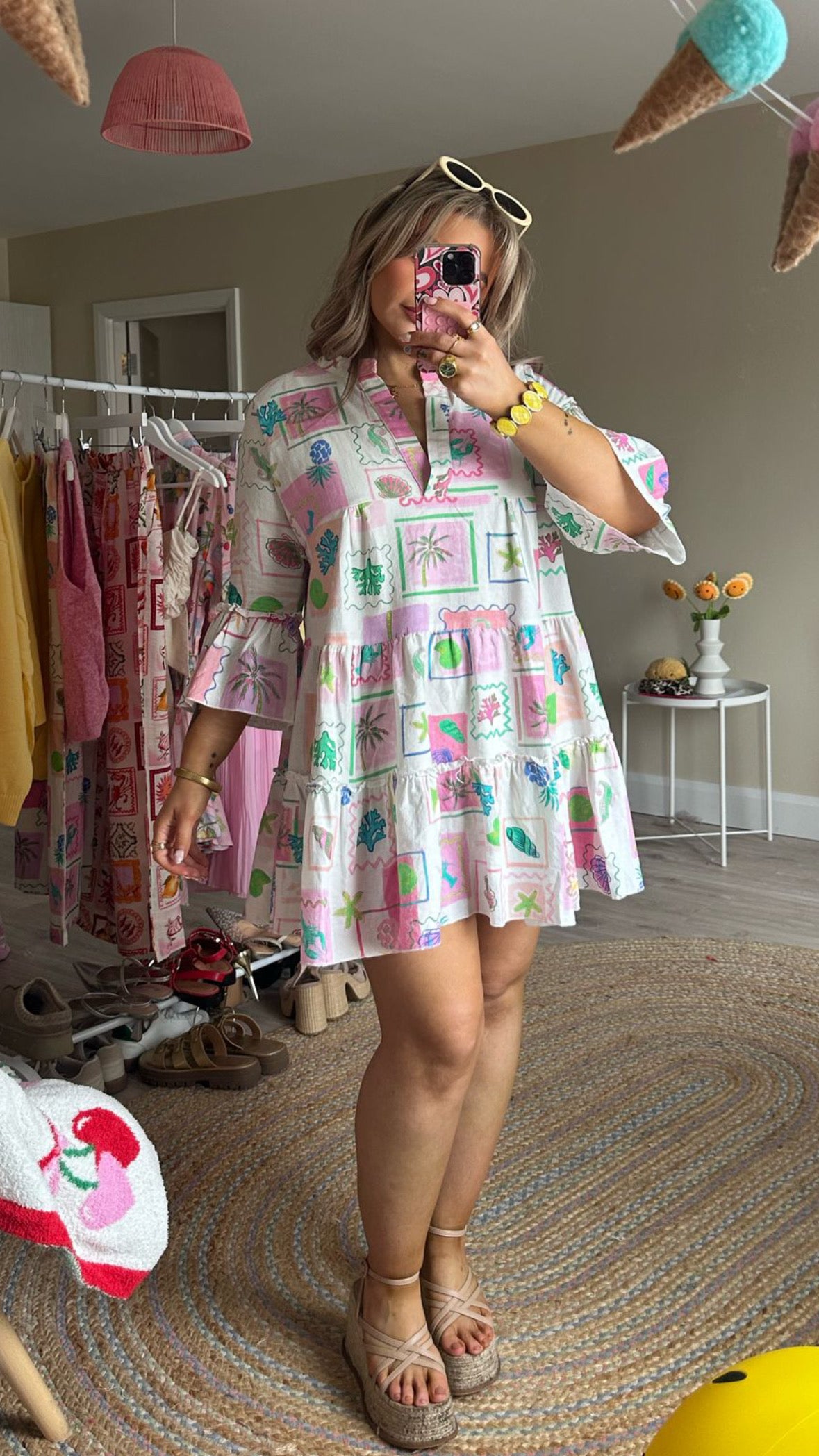 Shell Smock Dress