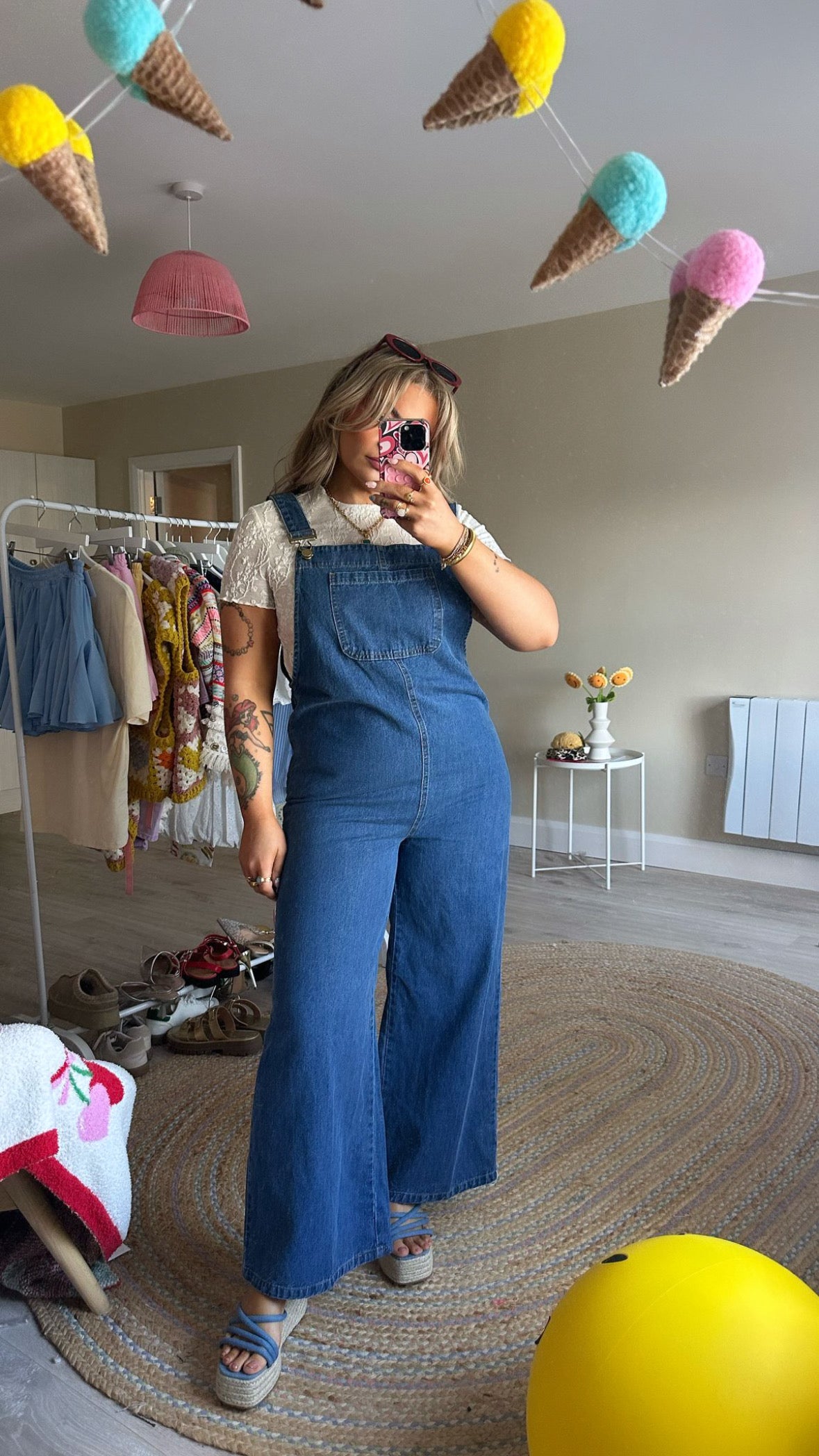 Vintage Syle Denim Overalls