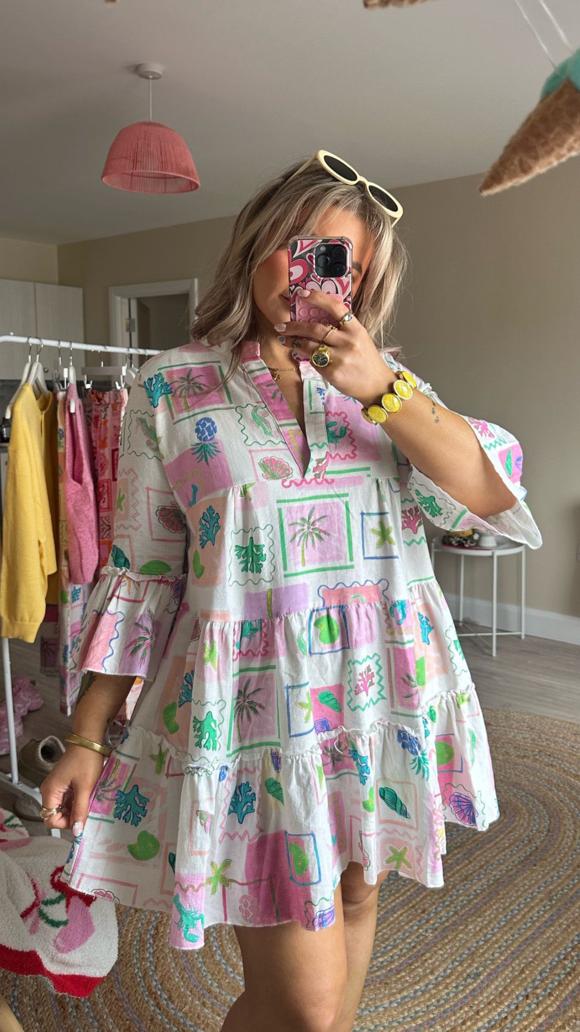 Shell Smock Dress