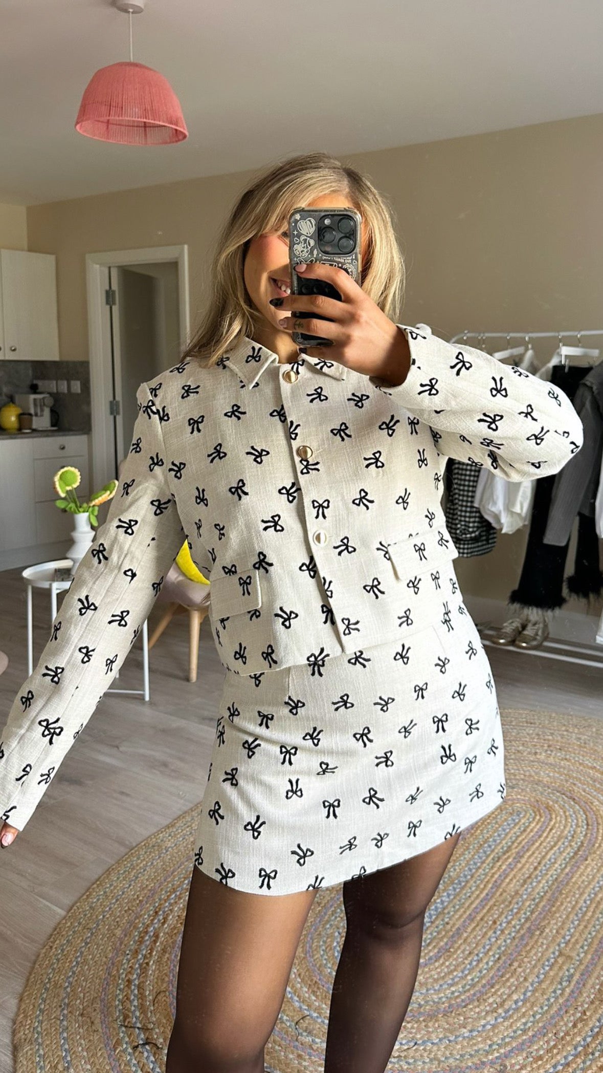 Bow Cropped Blazer
