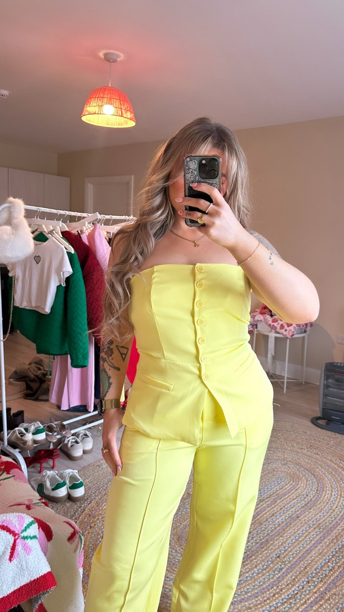 Bandeau Tailored Waistcoat - Yellow