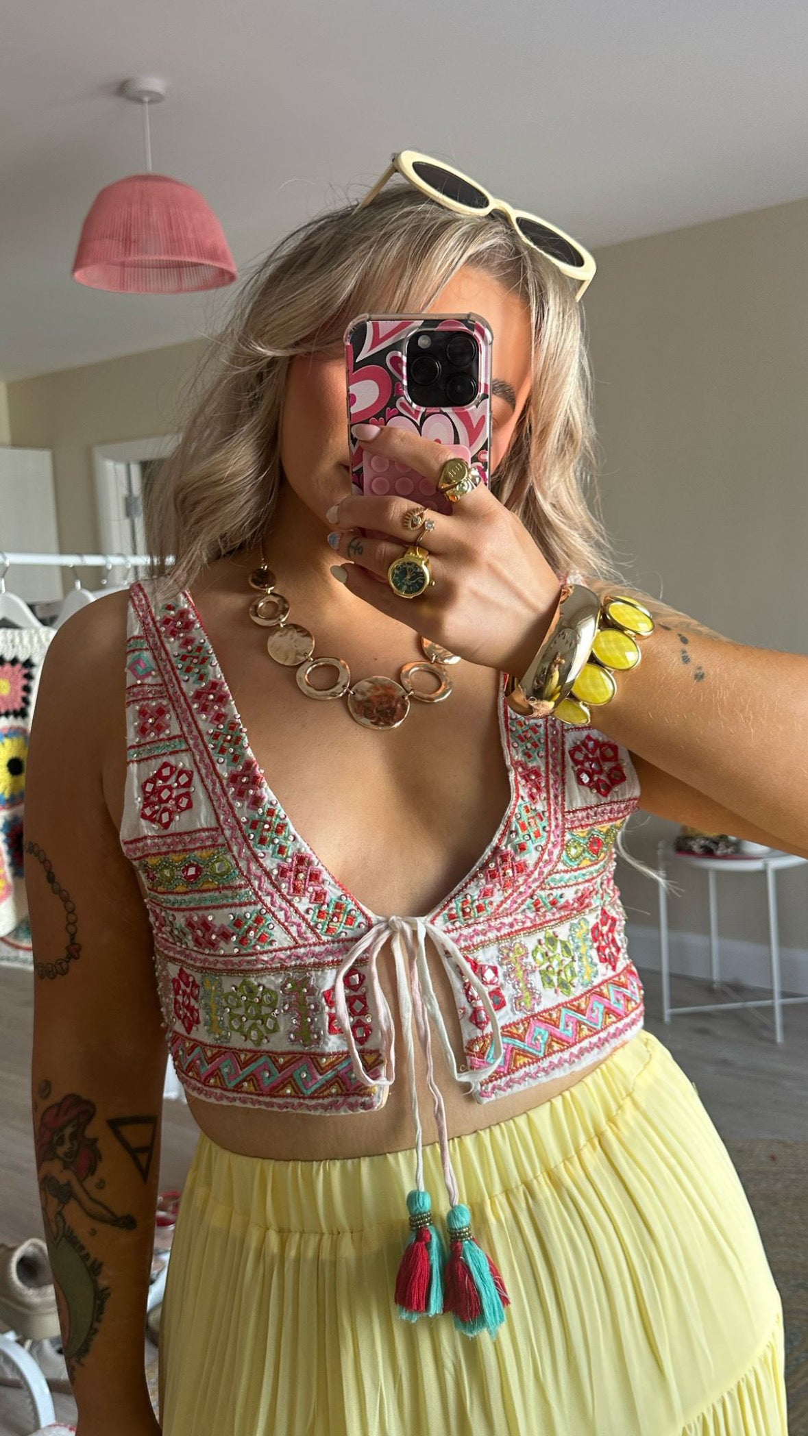 Embellished Tassle Bralet (Pre-Order est 10th May)