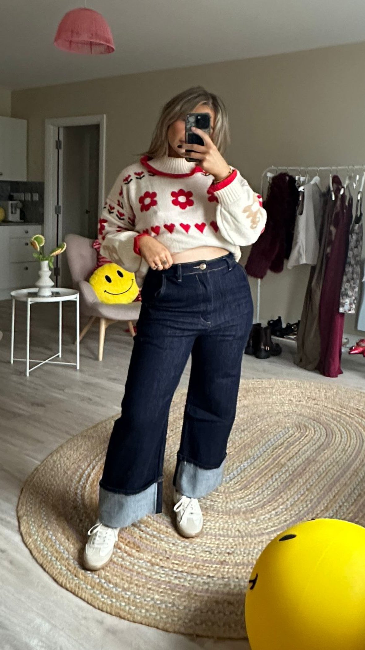 Deep Cuff Dark Denim Jean