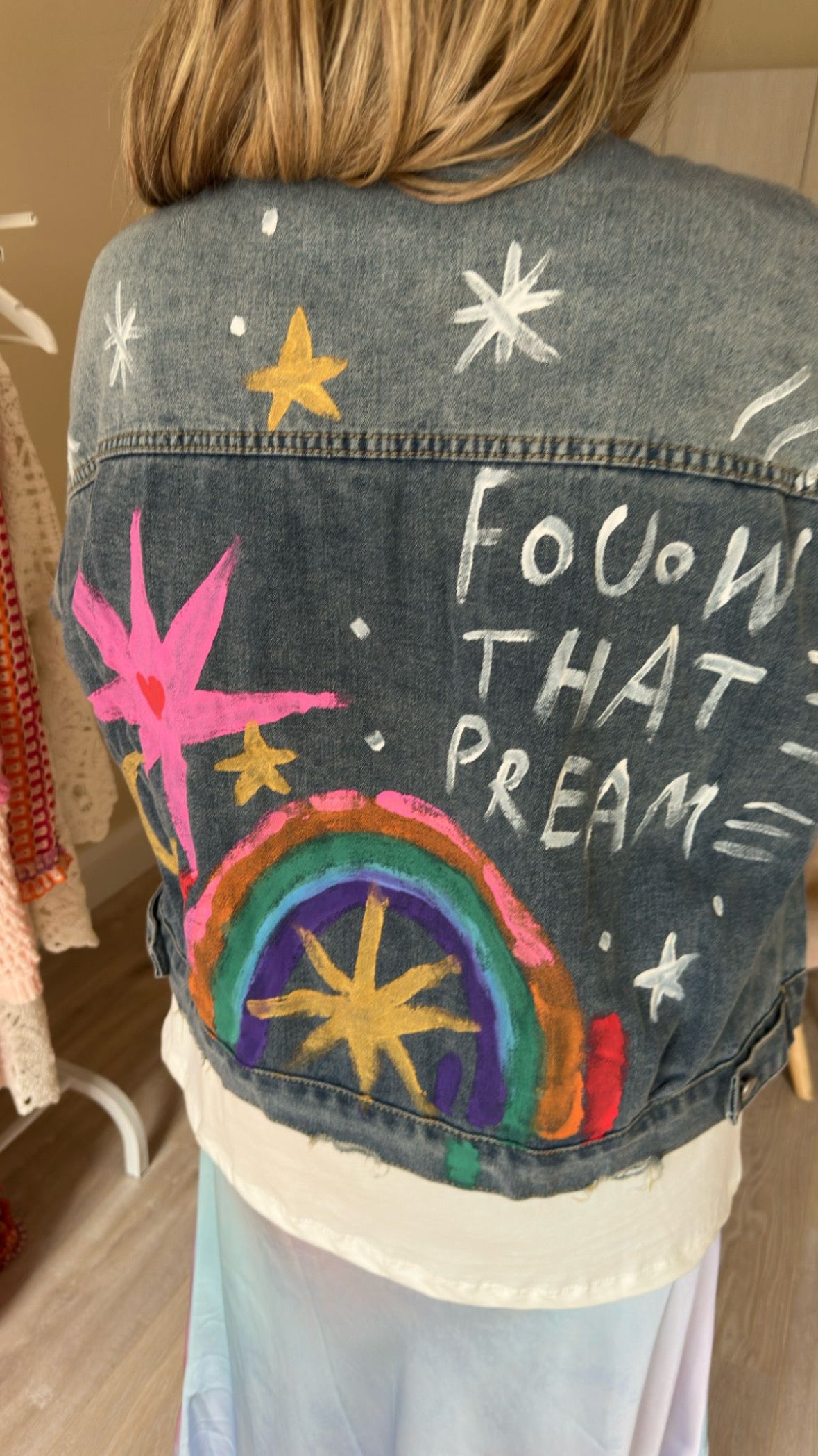 Follow Your Dreams Denim Jacket