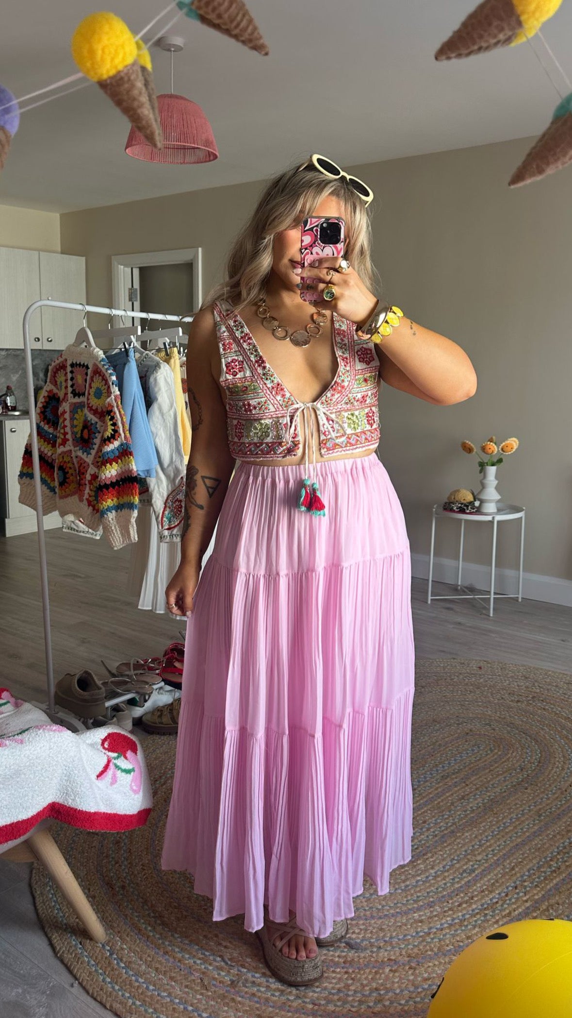 Embellished Tassle Bralet (Pre-Order est 10th May)