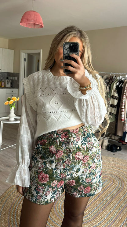 Floral Tapestry Shorts