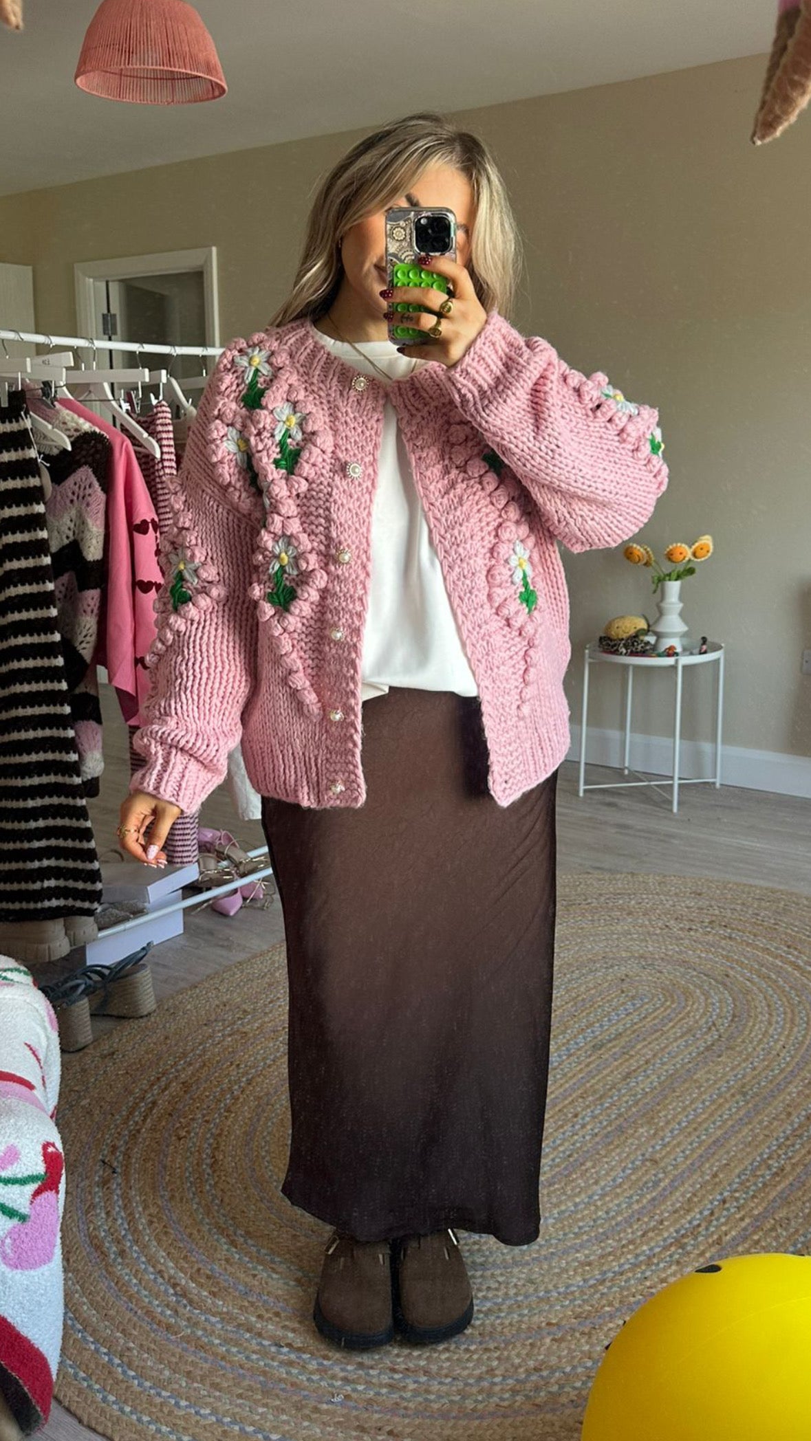 Brown Slip Skirt