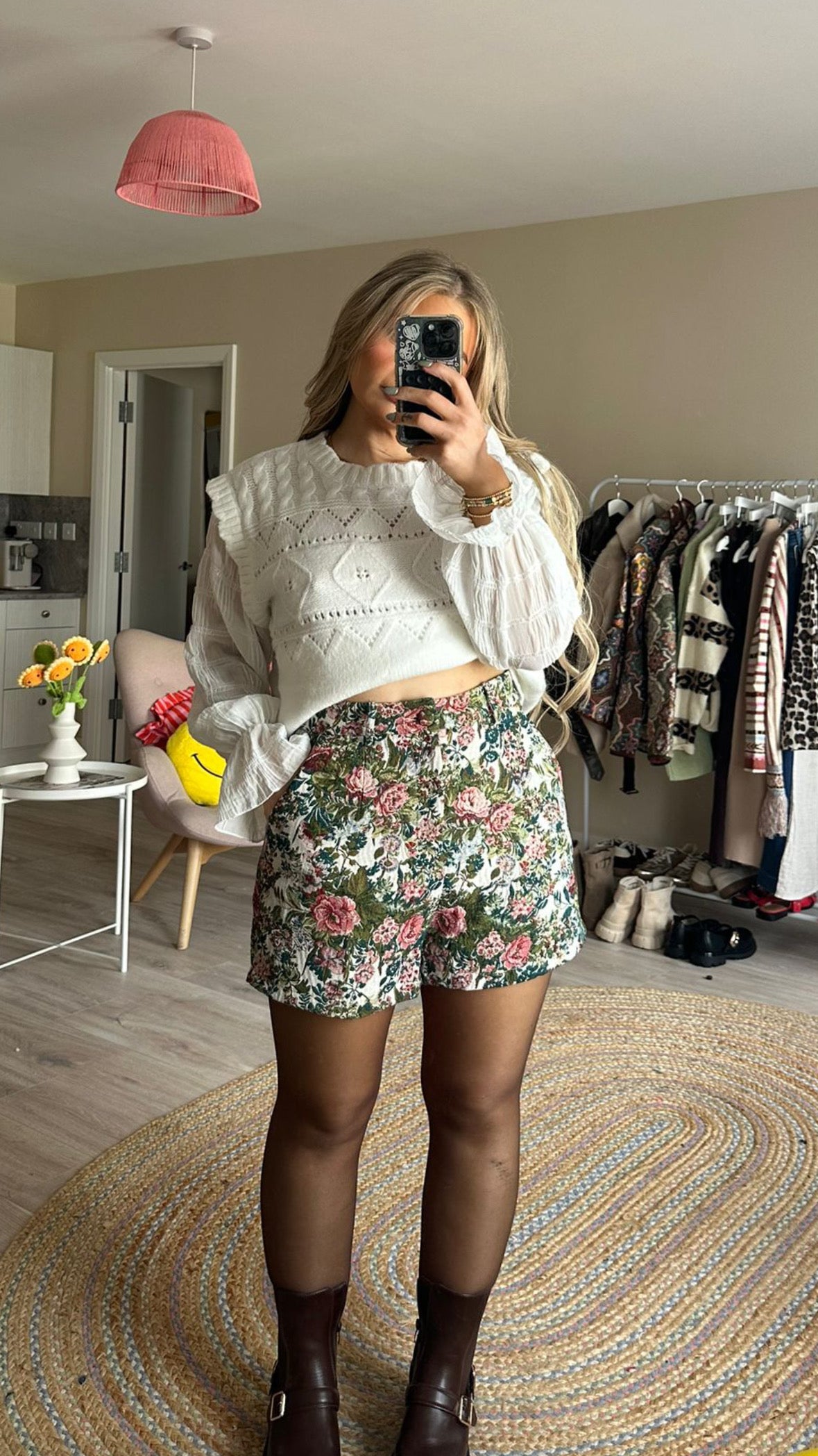 Floral Tapestry Shorts