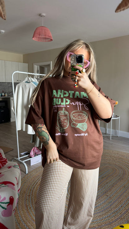 Matcha Club - Oversized Tee (Pre-Order est. 15th Sept)