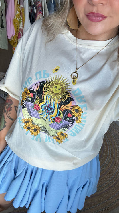 Dream Graphic Tee- Cream