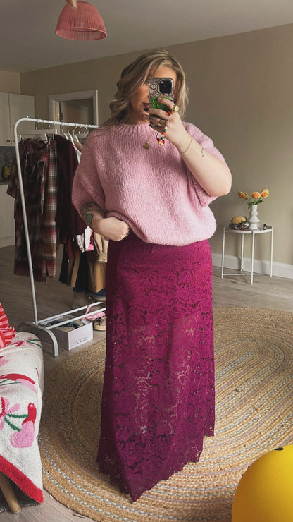 Full Lace Lined Skirt