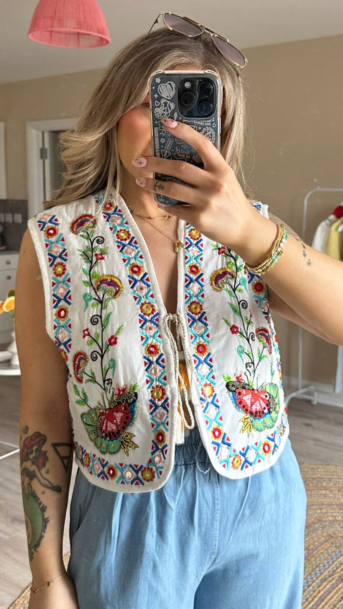 Embellished Tassel Waistcoat