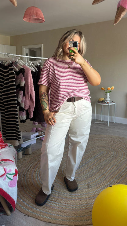 Pink/Burgundy T-Shirt