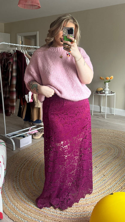 Full Lace Lined Skirt
