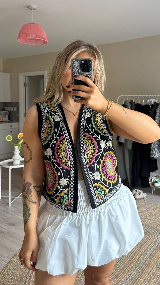 Multi Patterned Waistcoat