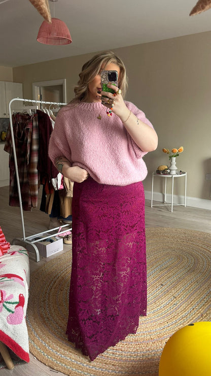 Full Lace Lined Skirt