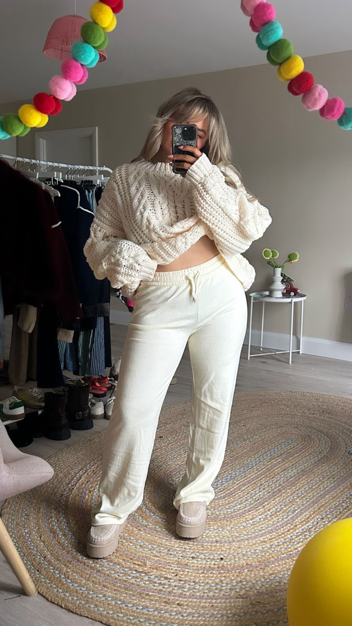 Chunky Cable Knit Oversized Jumper