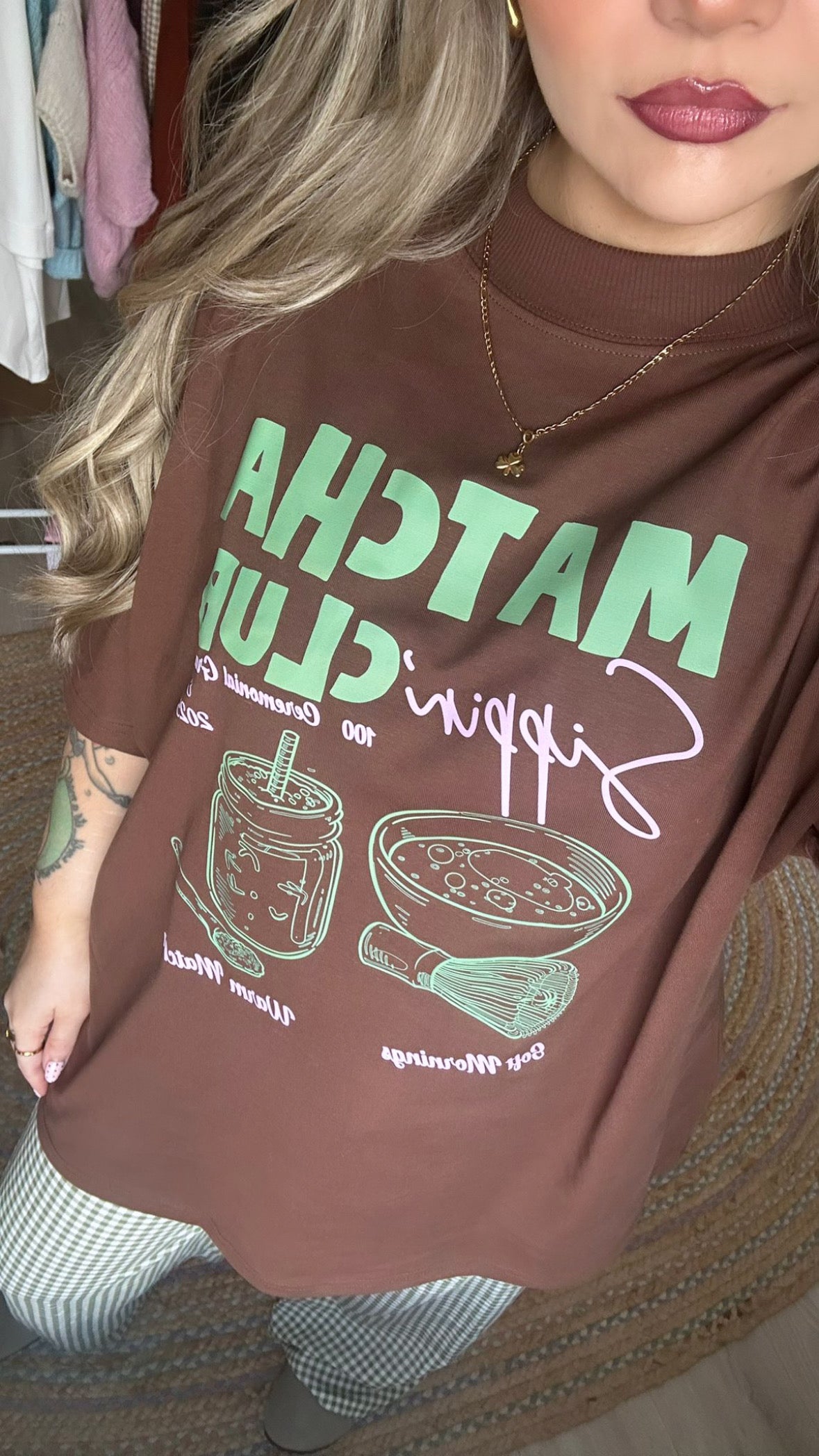 Matcha Club - Oversized Tee (Pre-Order est. 15th Sept)