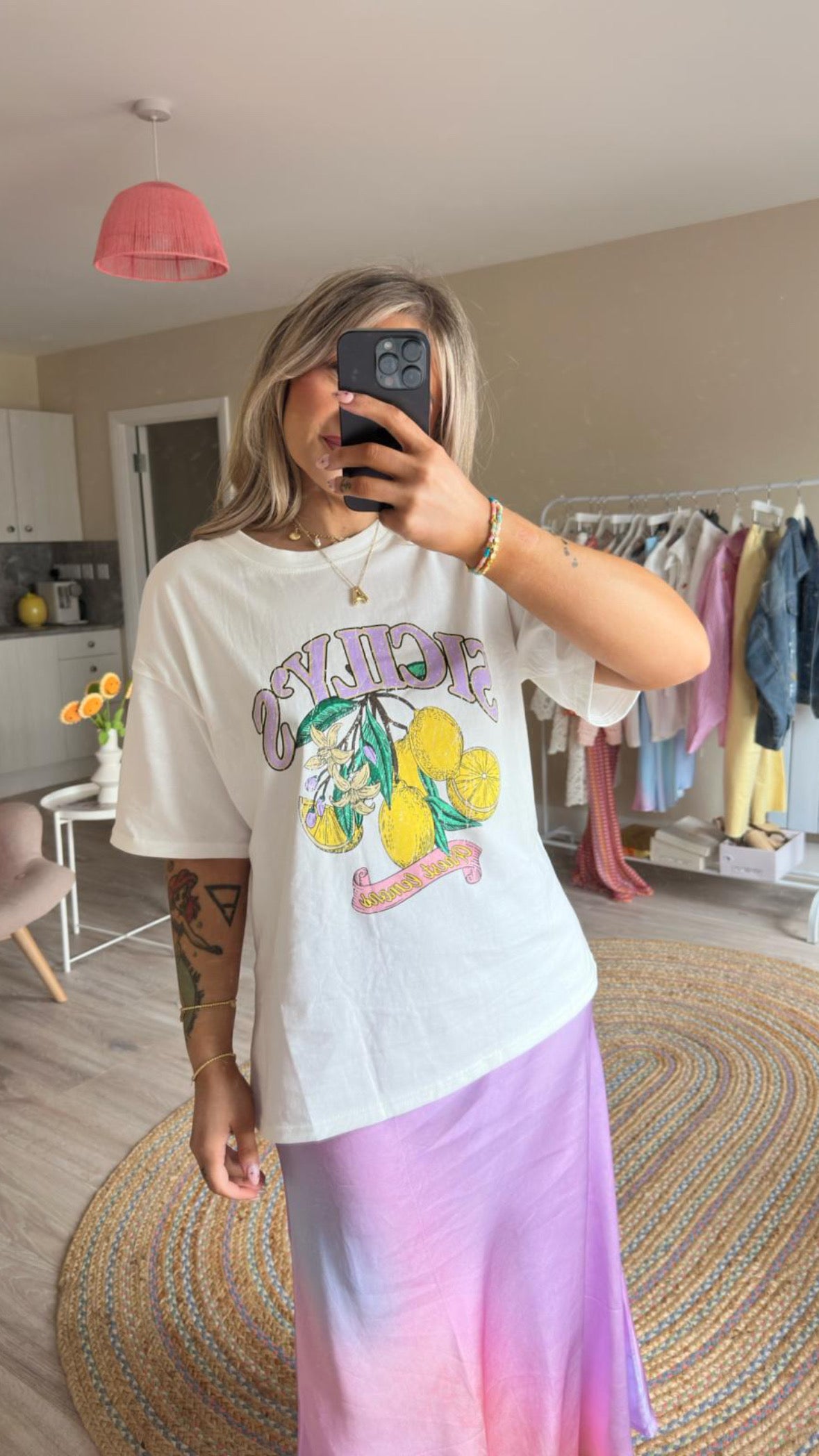 Lemon Print T-shirt