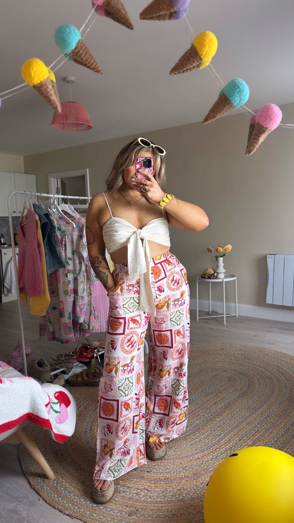 Sun & Sea Printed Trousers