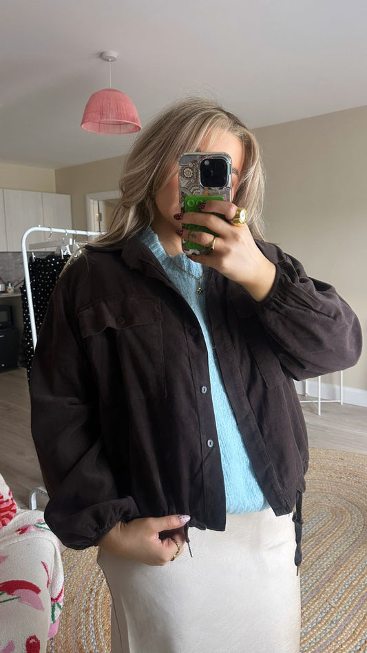 Lightweight Cord Jacket - Brown