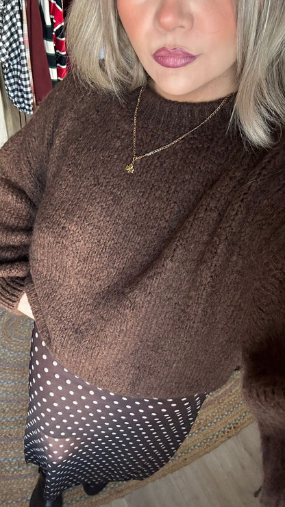 Chunky Knit - Brown