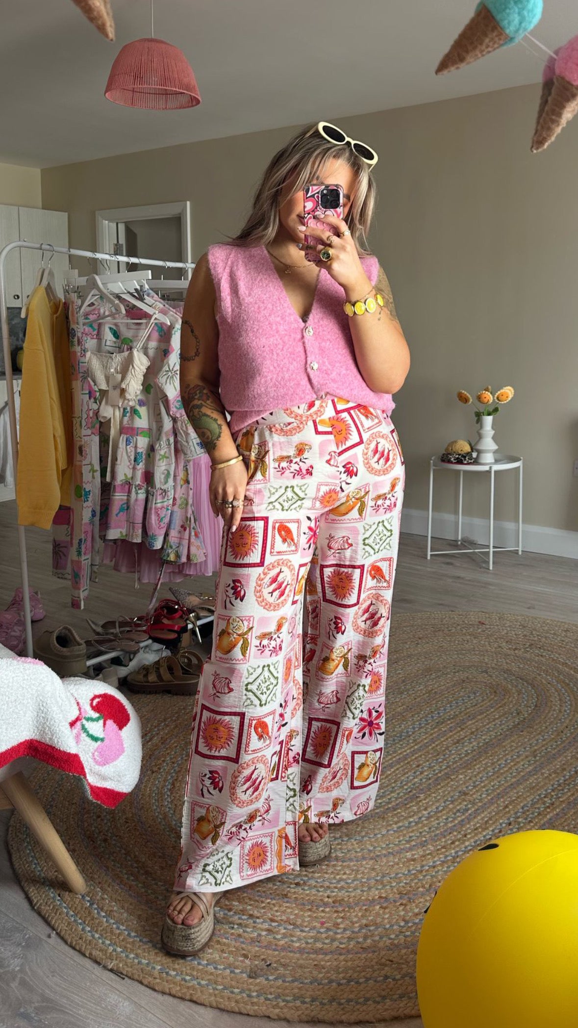 Sun & Sea Printed Trousers